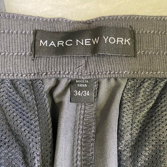Marc New York Men’s Commuter Pant Slim Fit 4 Way Stretch Fabric Gray Size 34 - Picture 10 of 13